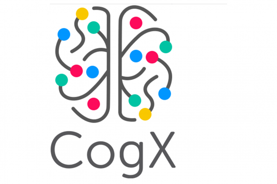 The logo of CognitionX