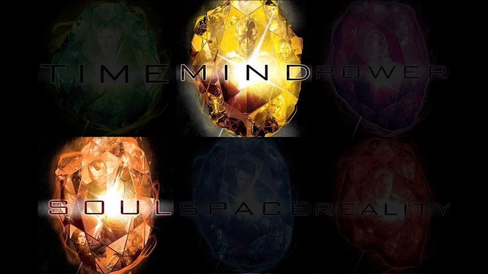 Mind and Soul stones from the Avengers Infinity stones
