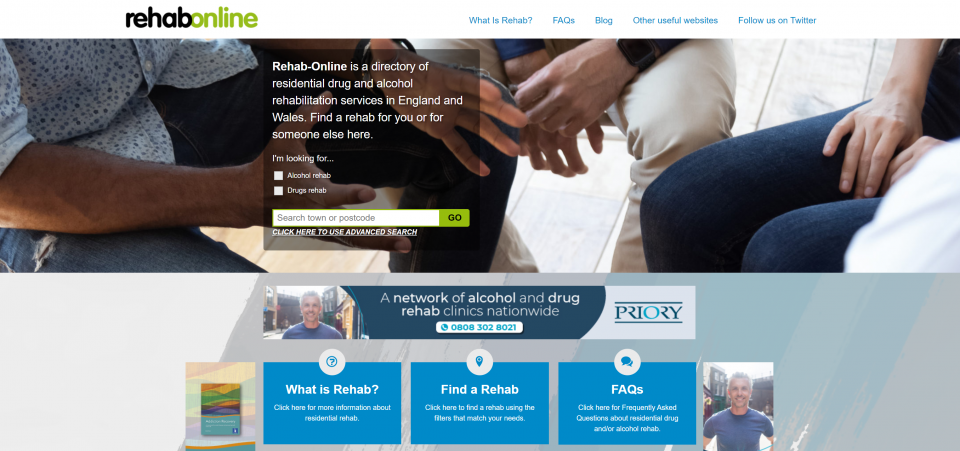 New rehab online website