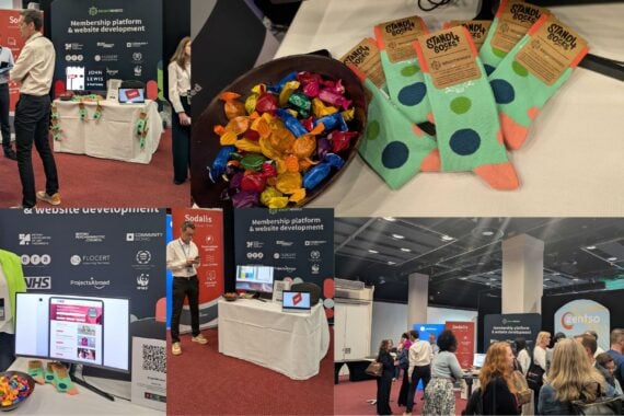 A collage of photos from the memberwise expo