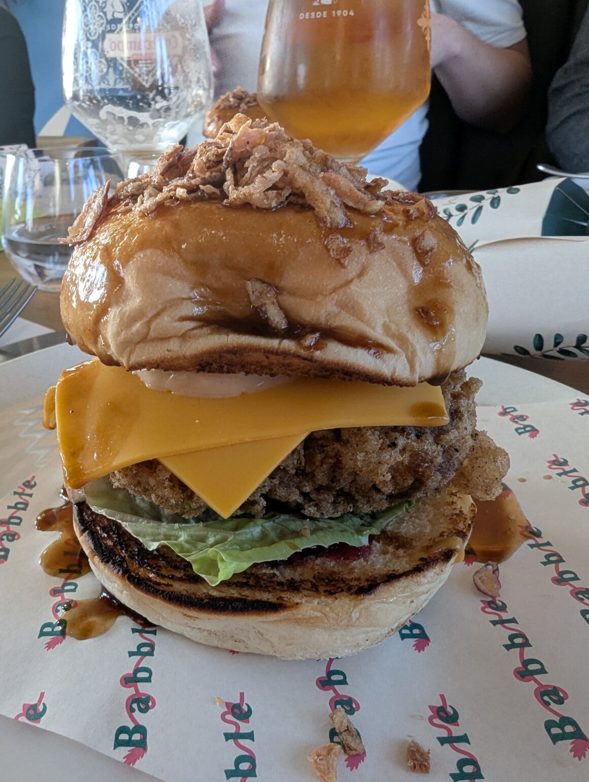 A burger