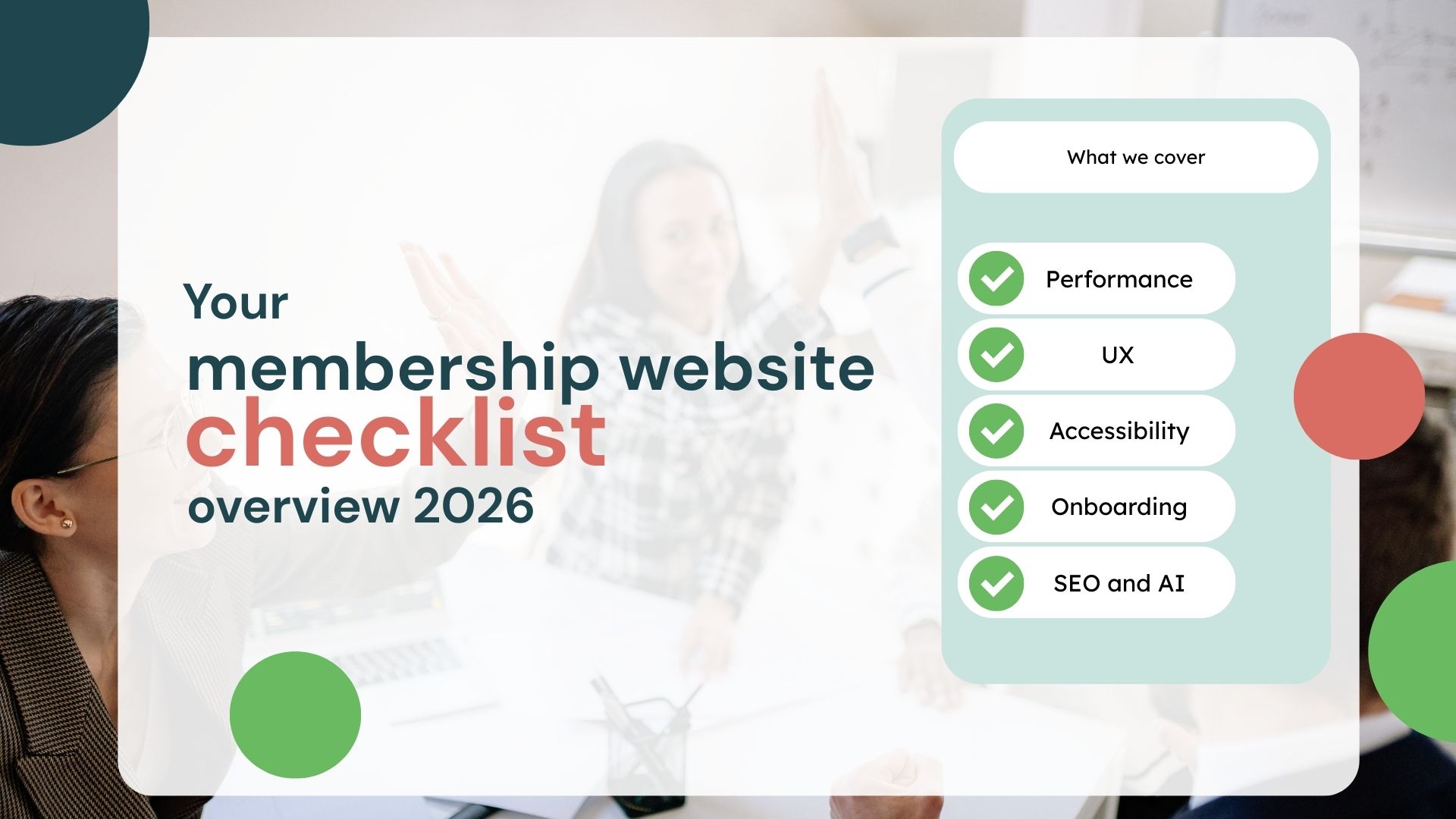 Membership Overview The membership website: DIY essentials checklist for 2026 - BrightMinded